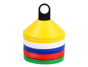 Markirni stožci Esse, set 40 klobučkov z držalom