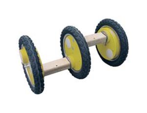 Pedalo enojno S air 12 leseno Holz-Hoerz