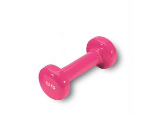 Ročna utež vinyl dumbbell 0,5 kg