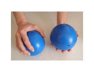 Utežna žoga za roke mini medicinka 1 kg par