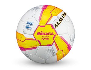Žoga za mali nogomet Futsal Mikasa FS450B-YP-FIFA
