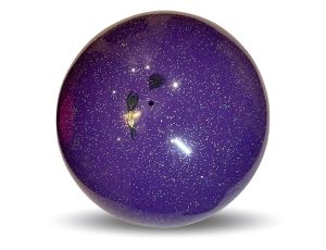Rg Ball Dark Purple Glitter FIG Approveded